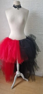 Ladies High & Low Tutu Joker / Harley Quinn New Tutu Tulle Cosplay Fancy dress - Image 1 of 4