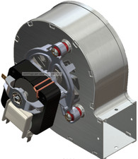Ventilatore centrifugo motore per canalizzazione stufe a pellet
