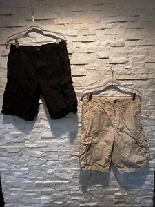 EUC Mens AMERICAN EAGLE Classic Fit Cargo Shorts 100% Cotton 10" Inseam 30 Waist - Picture 1 of 18