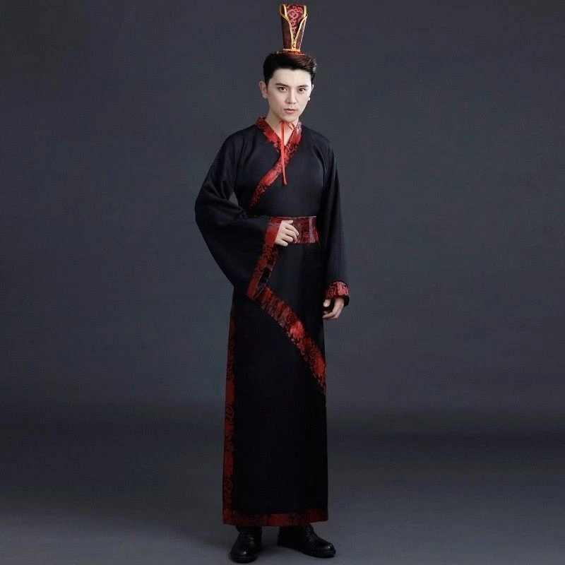 Vestido Hanfu para Hombres Ropa Antigua China Dinastía Tang Rendimiento Conjunto Juegos con disfraces Foto 1 de 4