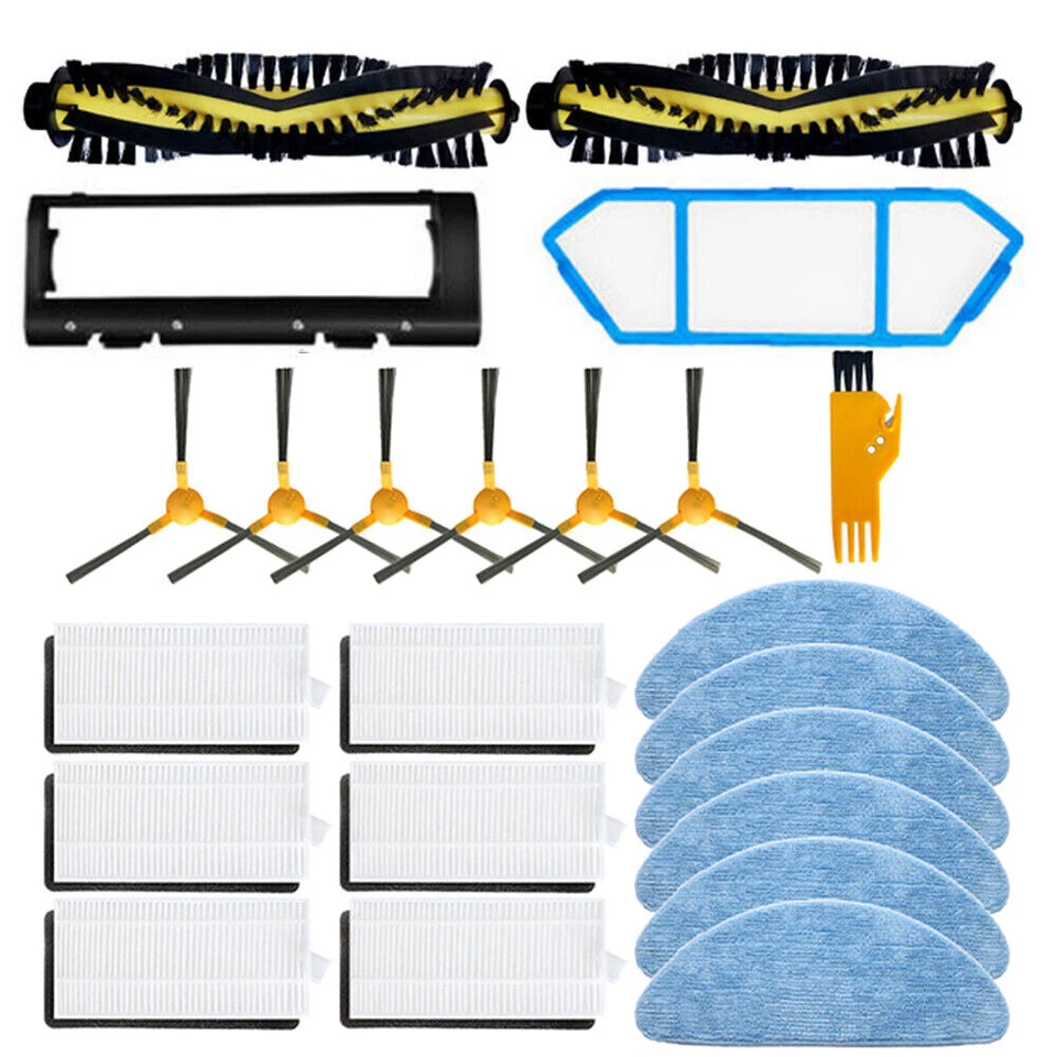 For Tesvor Vacuum Cleaner M1 X500 S6 X500 Pro S4 Brushes Filter Spare Parts Kits