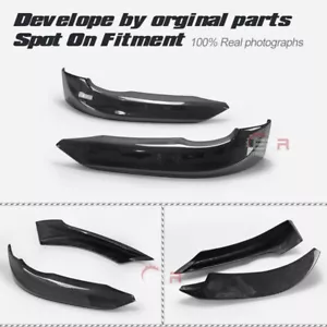 Kits de carrocería de carreras brillante parachoques delantero de fibra de carbono 2 piezas para BMW E92 08-11 - Imagen 1 de 12