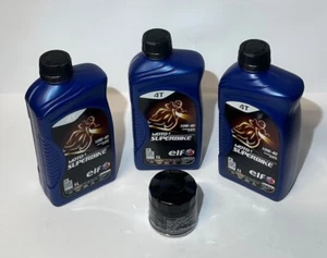 Servicing Triumph Daytona 675 Cc 2007/2017 Oil Filter Elf Superbike 10w40 - Picture 1 of 5