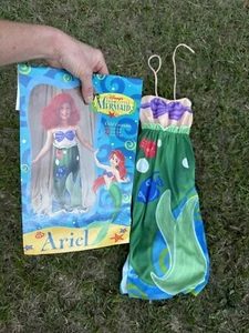 The Little Mermaid Vintage ARIEL 90s Kids Costume Size 7 - 10 Halloween - Picture 1 of 4