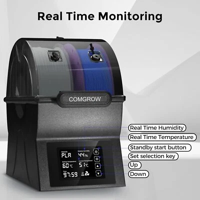 Filament Dryer Box Touch Screen Compatible with PLA PETG TPU ABS 1.75/2.85mm AU - image 1 of 4