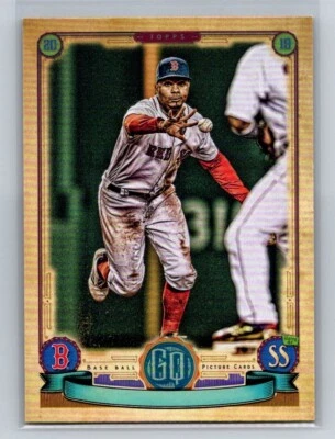 2019 Topps Gypsy Queen Missing Nameplate Variation Xander Bogaerts #23 - Image 1 of 2