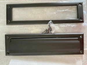 QCAA Solid Brass Mail Slot 13” x 3-5/8”  - Picture 1 of 5