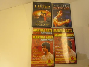 6 DVD' LOT 4 SEALED Jet Li - Hero + BRUCE LEE + TIGER YANG - Picture 1 of 2