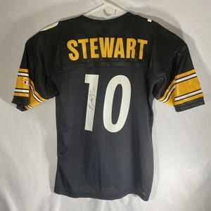 Vintage 90s Champion Pittsburgh Steelers Kordell Stewart Signed Jersey Size 48 - Picture 1 of 12