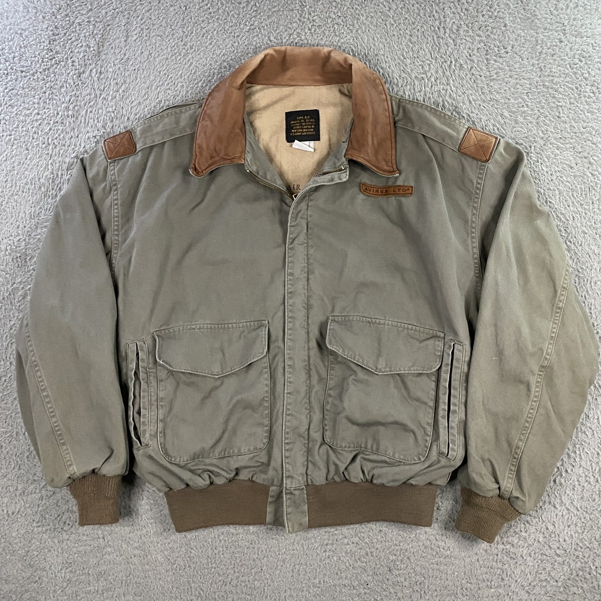 IGOL 80's vintage Flight Jacket A-2 フランス IGOL 80's vintage Flight Jacket A-2 フランス vintage a2