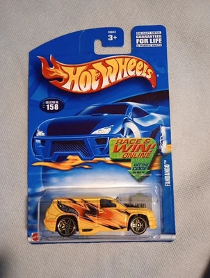 2002 Hot Wheels Mainline Fandango #158 Amarelo 55043 Mattel Gold PR5 Rodas  - Imagem 1 de 4