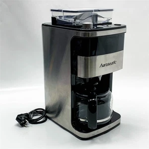 HANSEATIC Kaffeemaschine mit Mahlwerk HCMG105015SD, 1,5l Kaffeekanne, - Picture 1 of 9