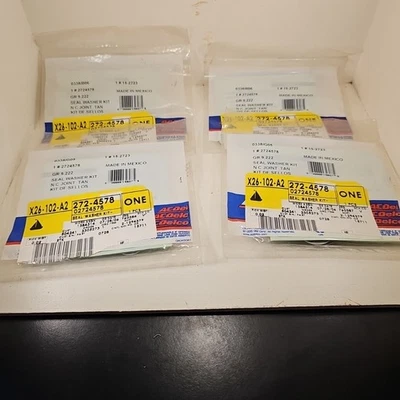 LOT OF 4 NOS OEM GM 2724578 A/C Compressor & Condenser Hose Seal Washer Kit - Image 1 of 4