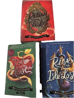 Lot Of 3 Disney Descendants Novels 1-3 Very Good 2HC 1PB - Image 1 of 4