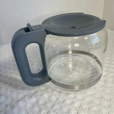 Braun Grey Glass Carafe 12 Cup *NO BOX* Drip Coffee Maker - Image 1 of 4