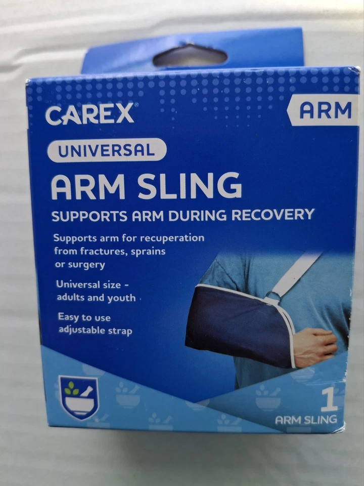 Carex Universal Arm Sling . For Adults and Youth . Adjustable Strap. - Image 1 of 1