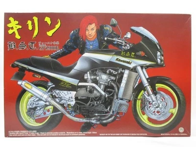 Aoshima Kirin 1/12 KAWASAKI GPZ900R Ninja Chosuke Kawasaki Plastic Model - Image 1 of 4