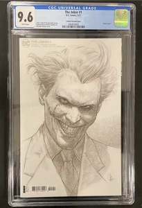 The Joker #1 CGC 9.6 Marvel 2021 Comic Book Federici Variant Cover, Sketch Cover - Picture 1 of 2