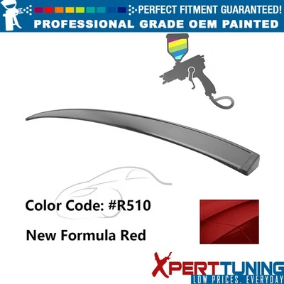 For 06-15 Honda Civic Sedan 4Dr IKON Style PP #R510 New Formula Red Roof Spoiler Foto 1 de 4