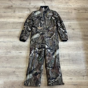Scent Blocker Coverall Youth Large Camo Zip Insulated Rain Snow Hunting - Picture 1 of 14