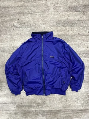 1991 Vtg Patagonia Shelled Synchilla Fleece Lined Jacket Purple Size L Men’s - Image 1 of 4
