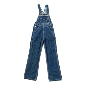 Berne Denim Overalls Mens 30 X 32 Blue Bib Carpenter Utility Workwear Pockets - Picture 1 of 10