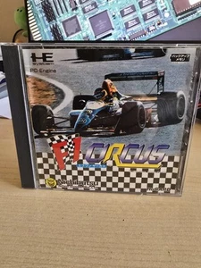 F1 Circus PC Engine HuCard Turbo Duo TG16 Turbo GrPhx NEC - Picture 1 of 2