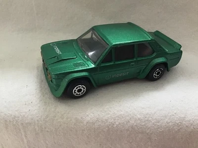 MATCHBOX EDICIÓN BÚLGARA SUPERRÁPIDA FIAT ABARTH VERDE METÁLICO 'INDESIT' Foto 1 de 4
