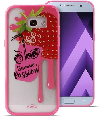 Cover Rigida Puro Crystal Fragola Per Samsung Galaxy A5 2017 - Immagine 1 di 2