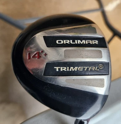 Used RH Mens Orlimar Tri-Metal 14* +  Wood Pro Force Gold 65 Graphite Stiff - Image 1 of 4