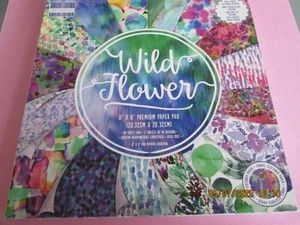 FIRST EDITION WILD FLOWER 8" X 8" PREMIUM PAPER PAD 46 PAGES - Picture 1 of 12