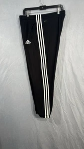 adidas clima 365 Classic Striped Joggers Men’s M Black Drawstring Athletics - Picture 1 of 11