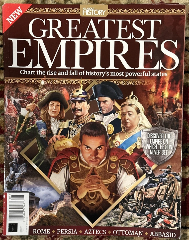 GREATEST EMPIRES All About HISTORY Persia AZTECS Ottoman GERMAN Issue 7 2025 - Image 1 of 1
