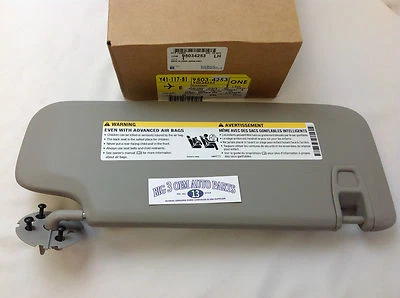 Parasol/parasol delantero de titanio lado del conductor Chevrolet Cruze LH con espejo nuevo OEM Foto 1 de 4