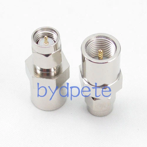 FME male plug to SMA male plug Straight RF connector Adapter for Antenna Router - Image 1 of 1