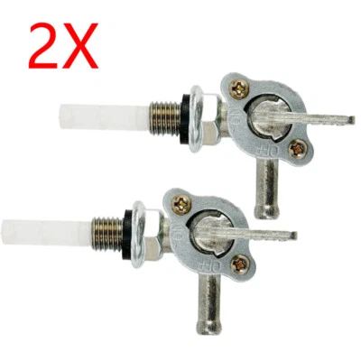 2X Generator Fuel Tank Shut Off Tank Replacement Tap Petcock Valve ON/OFF Switch Foto 1 de 4