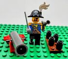 LEGO Pirate Ship 31109 Pirate Captain Minifigure &amp; Cannon Peg Leg Sword New