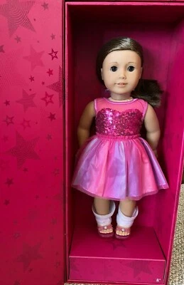 NUEVA Muñeca American Girl Crea Tu Propia 18" Piel Mediana Pelo Castaño Ojos Marrones  Foto 1 de 4