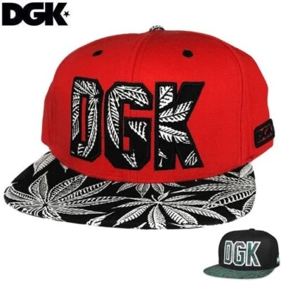 Boné de beisebol DGK skate CRESCIDO EM CASA BONÉ SNAPBACK preto x verde do Japão - Imagem 1 de 2