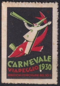 F-EX16619 ITALIA CENERENTOLA 1930 CARNEVALE DI VIAREGGIO ORIGINALE - Foto 1 di 1
