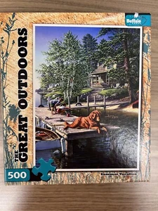 Buffalo Games Summer Vacation 500 Piece Puzzle Lake House Lab - Picture 1 of 2