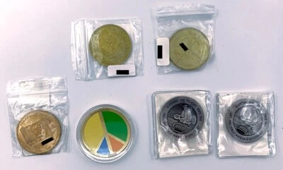 Vintage 2005 Geocoin LOT non-GC.com coins Rare Canada! - Image 1 of 4