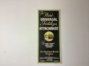 ELEPHANT BRANDNEU DER UNIVERSAL DÜNGERAUFSATZ TASCHENBROSCHÜRE - Bild 1 von 3