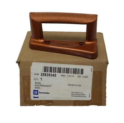 Manija de puerta exterior lado conductor C6 Corvette pintada naranja atómico 83U 25839345 Foto 1 de 4