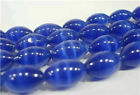  8 x 12 mm perles de riz en vrac opale bleue mexicaine ##QF043 