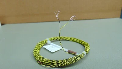 Twisted Pair 20 ft 32 AWG Silver Plated Copper PTFE Wire SPC USA .0120 inch OD - Image 1 of 4