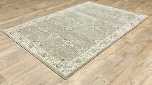 Andorra by Oriental Weavers. Oriental Medallion Area Rug. Brown,White,Gray 8929h - Picture 1 of 5
