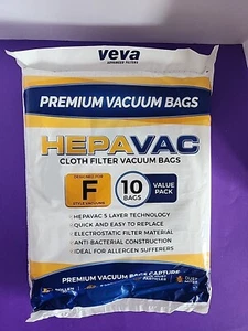 New Veva Vacuum Bags Style F HEPAVAC Filter Hepa Vac 3 Packs Of 10 Model KVBF-10 - Picture 1 of 2
