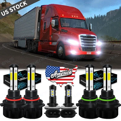 Faros antiniebla LED para Freightliner Columbia 2005-2017 9005+9006+881 Foto 1 de 4