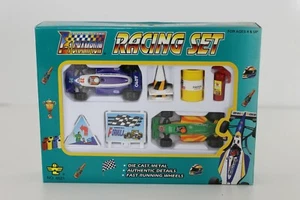 DIE CAST F-1 CHAMPIONS RACING SET MATTEL MATCHBOX HOTWHEELS  #2 - Picture 1 of 3
